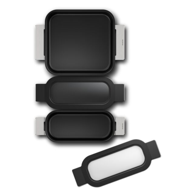 Bosch HEZ9FF030 Flex Pan Set 3 Pcs. Perfect Universal Pans For The Flexzone. Consists Of 1 X Flex Pa