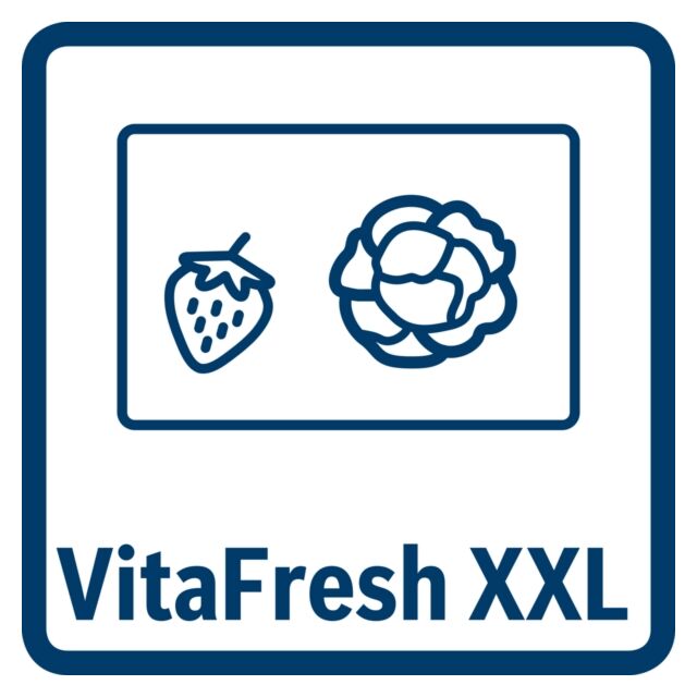 Bosch KBN96NSE1G 193.5x69.1 XXL NoFrost bottom freezer, 1 vitafresh drawer, 1 XXL MultiBox veg drawe