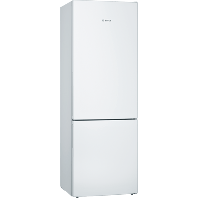 Bosch KGE49AWCAG 201x70, LowFrost fridge freezer, VitaFresh, LED light, Chrome bottle rack, Integrat