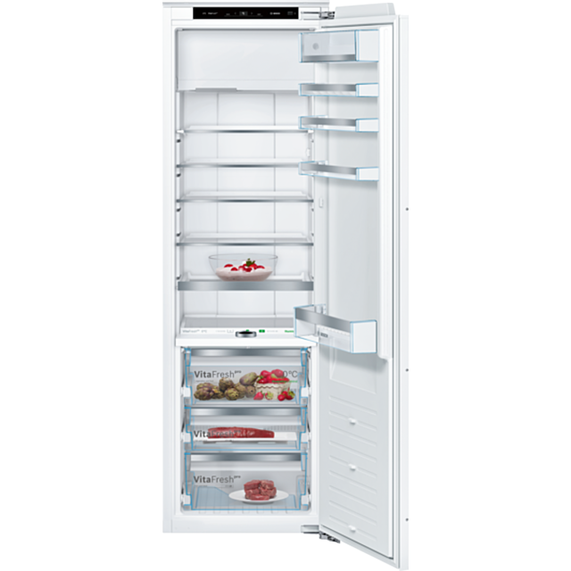Bosch KIF82PFF0 177x55.8 built in fridge with 4* ice box, VitaFresh Pro 0°, jog dial, Bottle rack, L