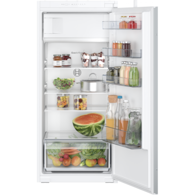 Bosch KIL42NSE0G 122x54 built in fridge - with ice box, LED light, MultiBox, 5 glass shelves, door o