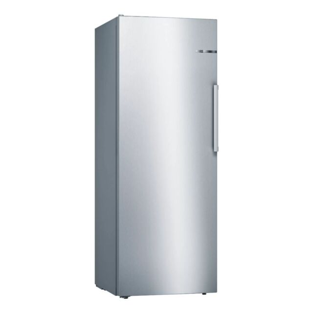 Bosch KSV29VLEP 161x60 Upright Fridge, vitaFresh, 3 egg trays, LED light, 6 glass shelves, 4 door sh