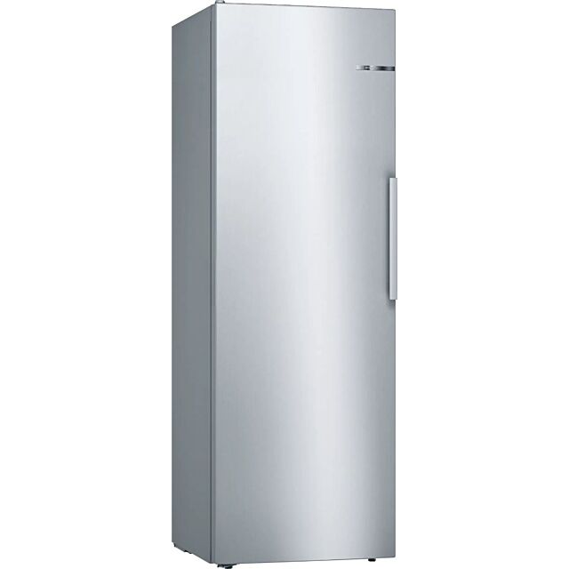 Bosch KSV33VLEPG 176x60 Upright Fridge, VitaFresh, bottle rack, LED light, 7 glass shelves, 5 door s
