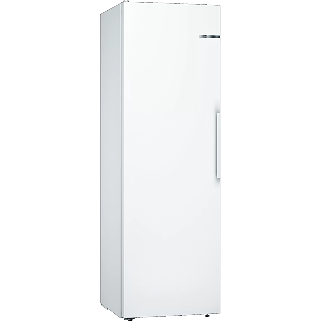 Bosch KSV36NWEPG 186x60 Upright Fridge, MultiBox, 3 egg trays, LED light, 6 glass shelves, 5 door co
