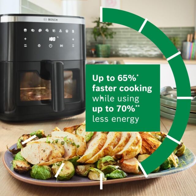 Bosch MAF671B0GB Series 6, Air Fryer, Black