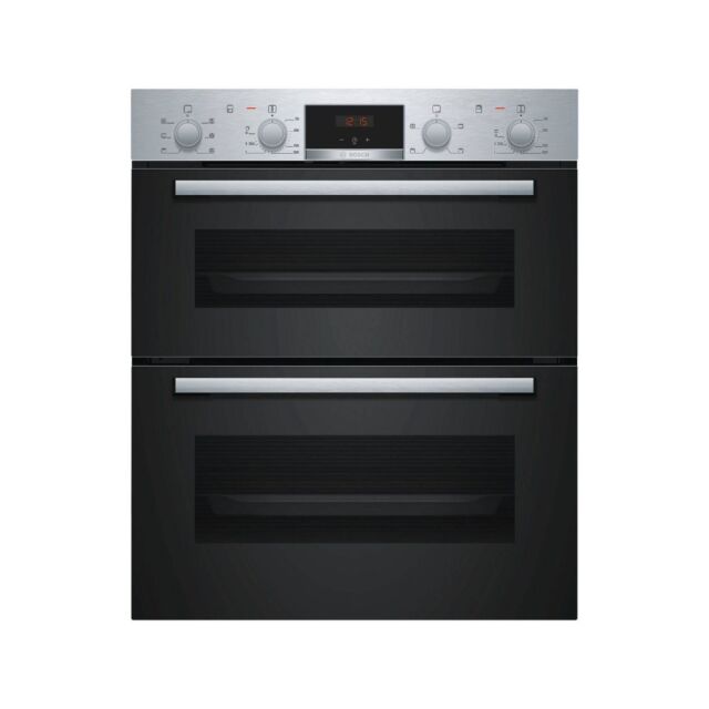 Bosch NBS113BR0B Red display, Main oven 4 functions. 2nd oven 3 functions