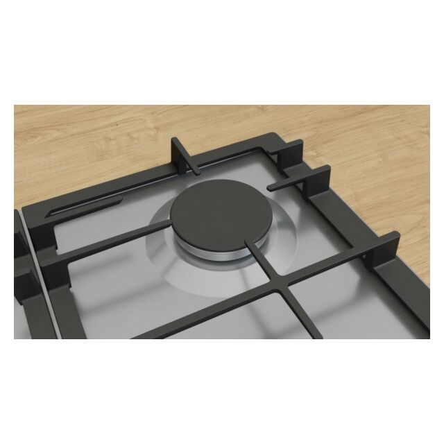 Bosch PCR9A5I90 90cm, 5 burners, 5kW Wok burner, Optimised FlameSelect, 3 Dishwasher suitable cast i