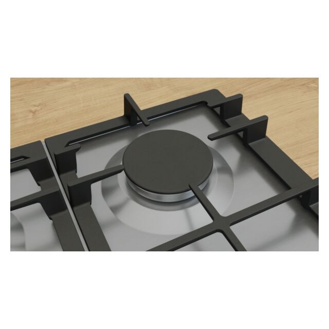 Bosch PCS7A5I90 75cm, 5 burners, 5kW Wok burner, Optimised FlameSelect, 3 Dishwasher suitable cast i