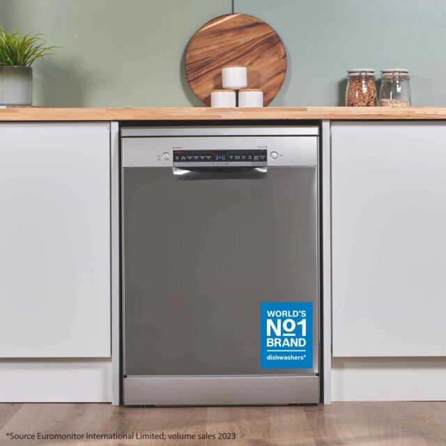 Bosch SMS6ZCI10G PerfectDry Zeolith, 6 programmes, Vario Flex baskets, Vario Drawer, 5 options, 40dB
