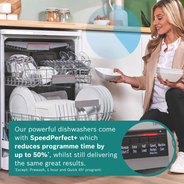 Bosch SMS6ZCI10G PerfectDry Zeolith, 6 programmes, Vario Flex baskets, Vario Drawer, 5 options, 40dB