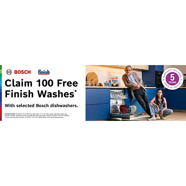 Bosch SMS6ZCI10G PerfectDry Zeolith, 6 programmes, Vario Flex baskets, Vario Drawer, 5 options, 40dB