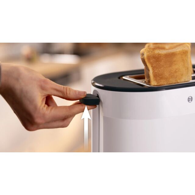 Bosch TAT2M121GB Compact toaster, MyMoment, White