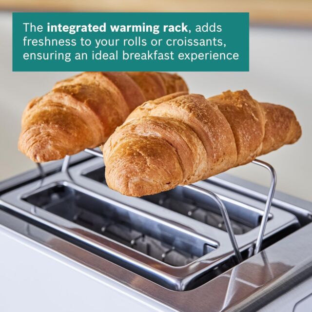 Bosch TAT7201GB Compact toaster, Stainless steel