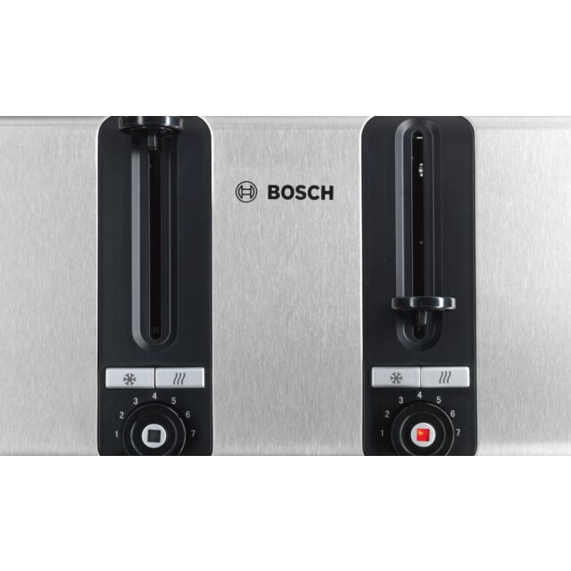 Bosch TAT7S45GB 4 Slice Toaster, Graphite