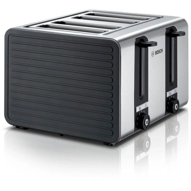 Bosch TAT7S45GB 4 Slice Toaster, Graphite