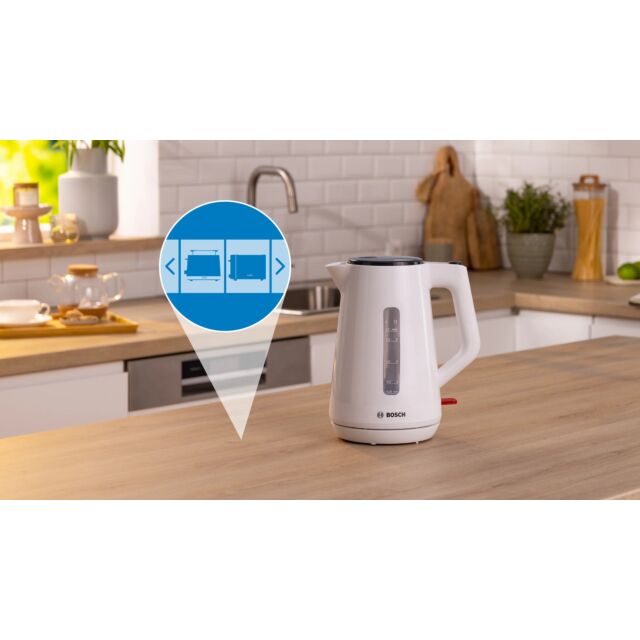 Bosch TWK1M121GB Kettle, MyMoment, White