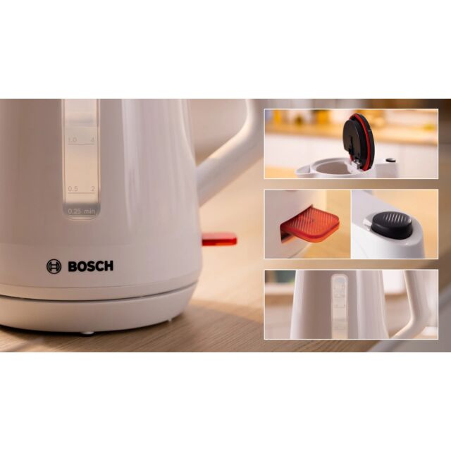 Bosch TWK1M121GB Kettle, MyMoment, White