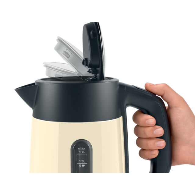 Bosch TWK4P437GB 1.7 Litre Traditional Kettle - Cream