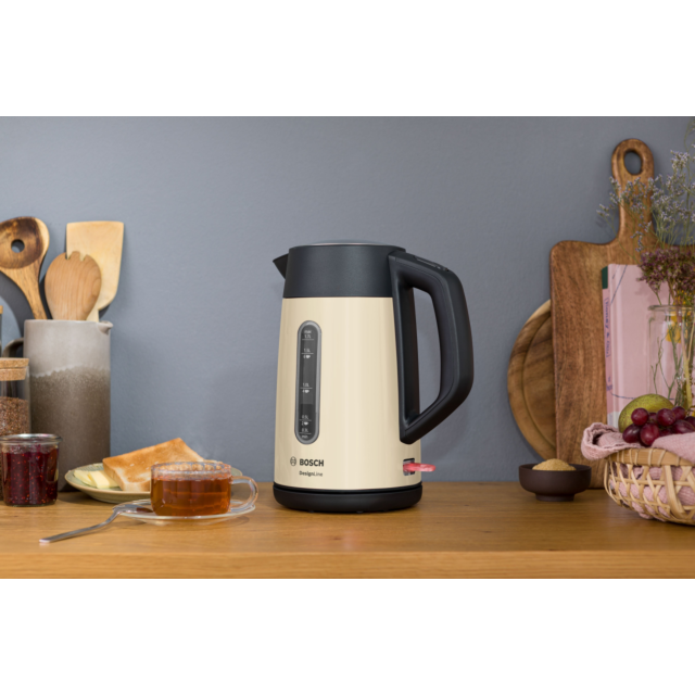 Bosch TWK4P437GB 1.7 Litre Traditional Kettle - Cream