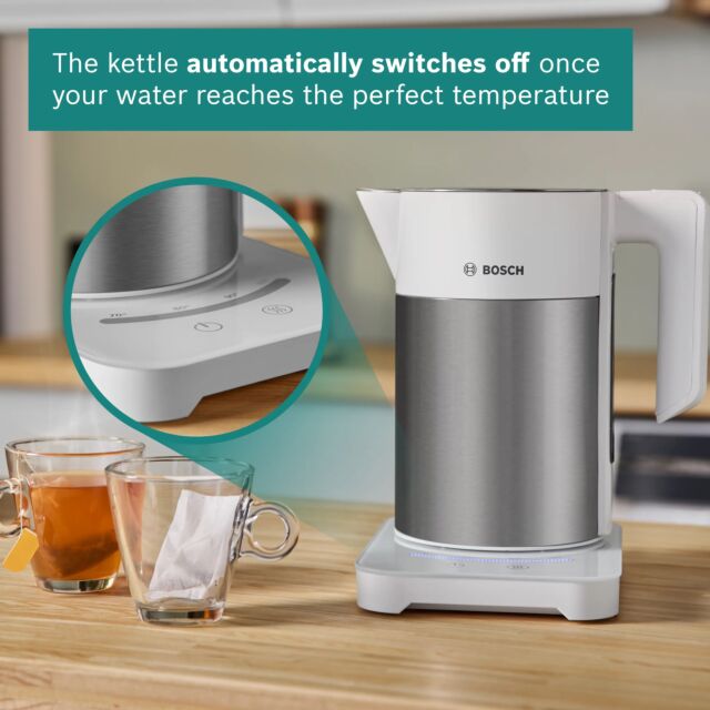 Bosch TWK7201GB Kettle, Sky, Stainless steel