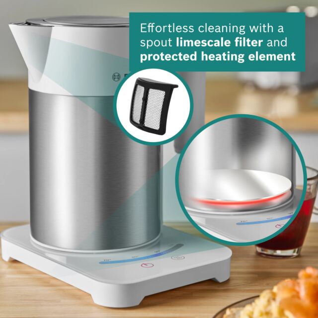 Bosch TWK7201GB Kettle, Sky, Stainless steel