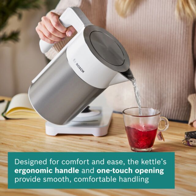 Bosch TWK7201GB Kettle, Sky, Stainless steel