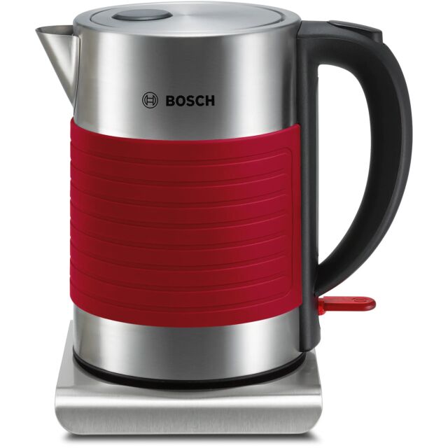 Bosch TWK7S04GB Kettle, Silicone Red, Red