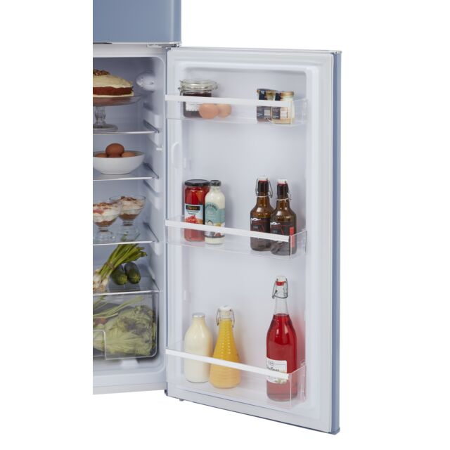 CDA BETTY-SEA HOLLY Retro 55cm Top Mount Fridge Freezer