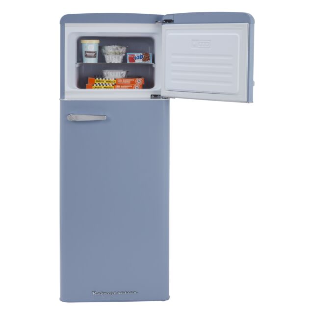 CDA BETTY-SEA HOLLY Retro 55cm Top Mount Fridge Freezer
