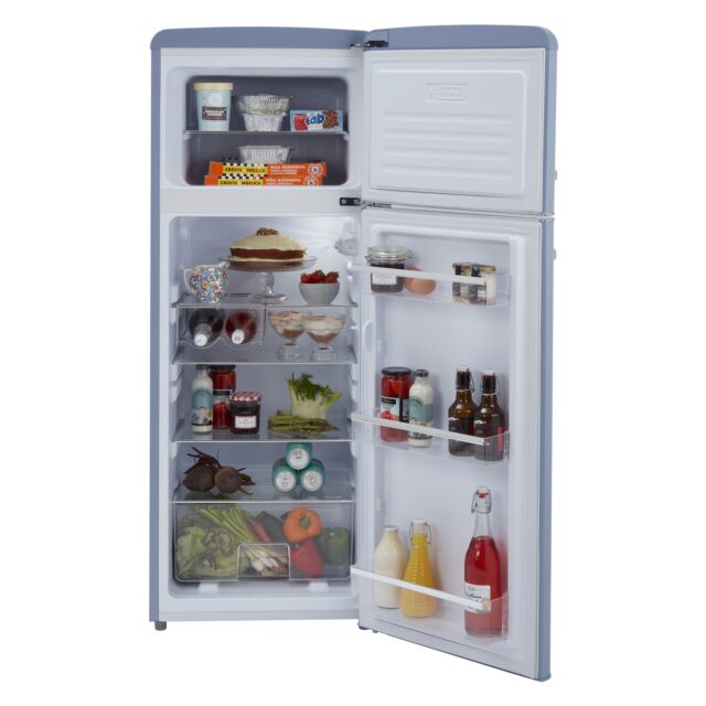 CDA BETTY-SEA HOLLY Retro 55cm Top Mount Fridge Freezer