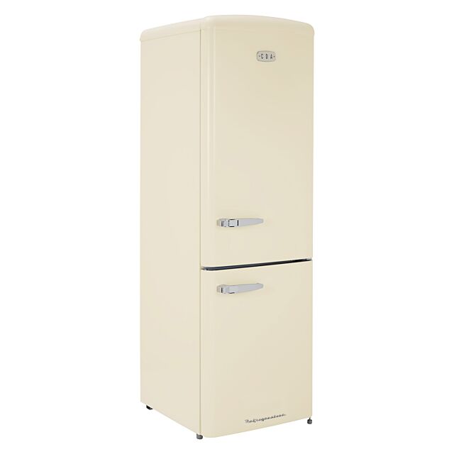 CDA FLORENCE-BARLEY Retro 60/40 Freestanding Fridge Freezer, Total No Frost