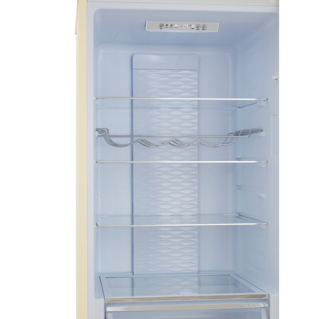 CDA FLORENCE-BARLEY Retro 60/40 Freestanding Fridge Freezer, Total No Frost