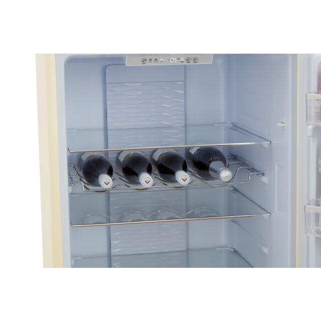 CDA FLORENCE-BARLEY Retro 60/40 Freestanding Fridge Freezer, Total No Frost