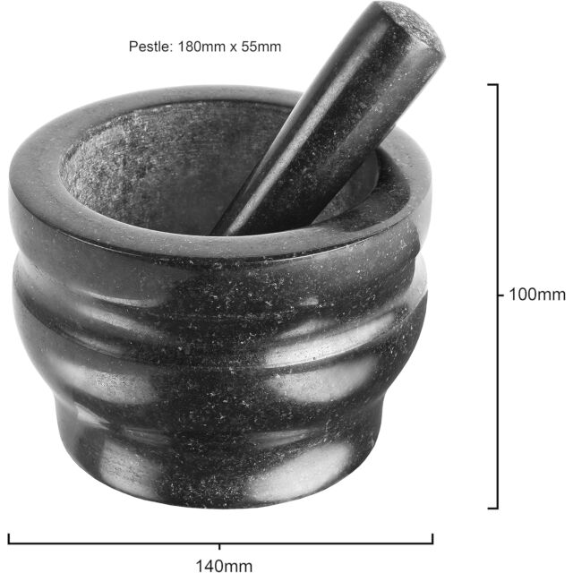 Cole + Mason H100279 Granite Pestle + Mortar 14cm