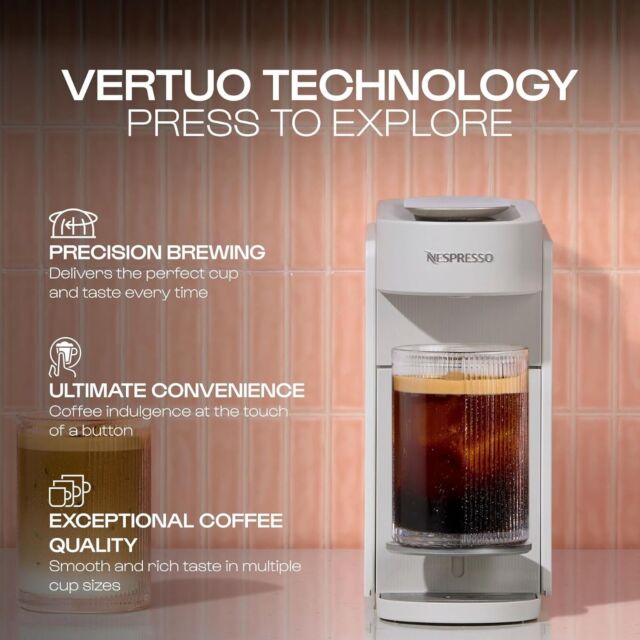 Delonghi ENV200.W Nespresso Vertuo Up - White