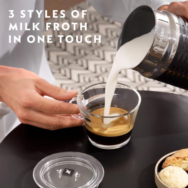 Delonghi ENV90.BAE Vertuo Pop Coffee Machine Bundle Pack Black