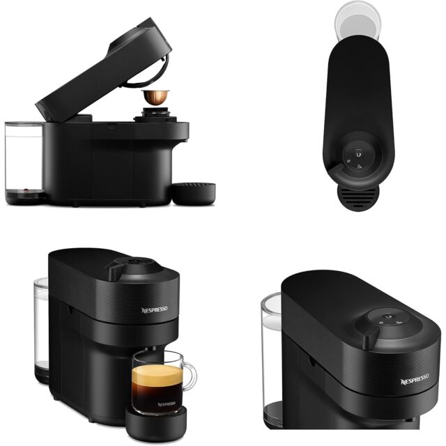 Delonghi ENV90.BAE Vertuo Pop Coffee Machine Bundle Pack Black