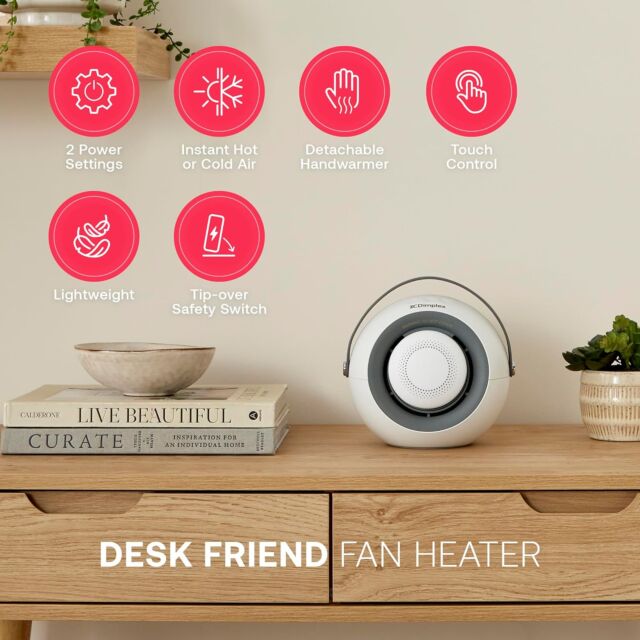 Dimplex DDF390 Desk Friend Fan Heater 400W