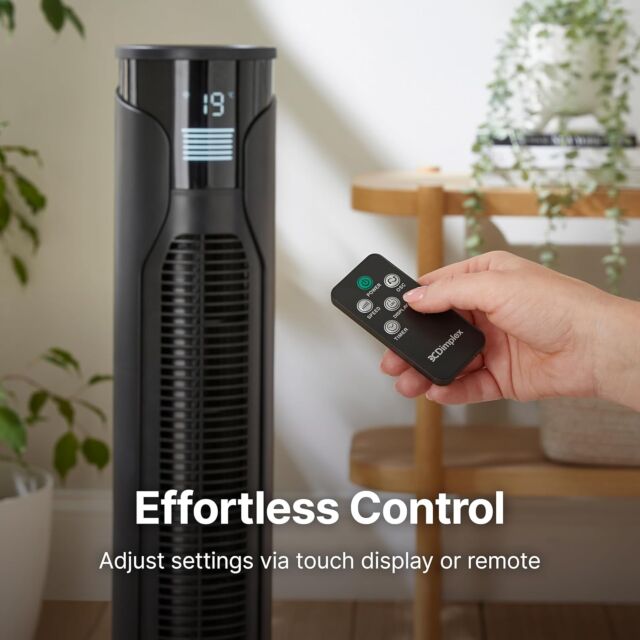 Dimplex DXACF Tower Fan With Remote Control