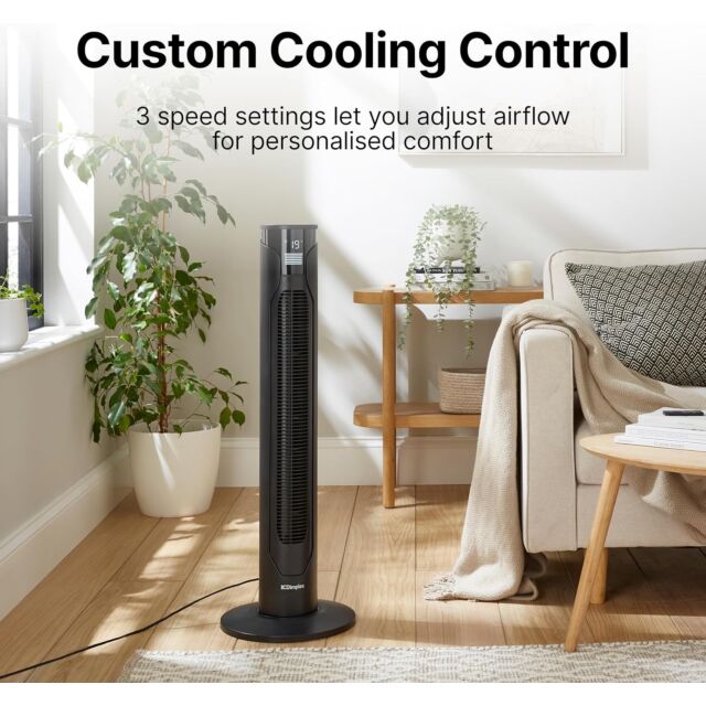 Dimplex DXACF Tower Fan With Remote Control