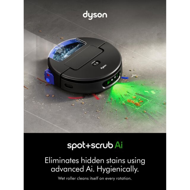 Dyson SPOTSCRUBAI Cordless Spot & Scrub Vacuum - Black