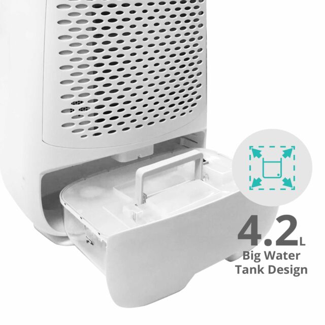 EcoAir DD3 Classic Mk3 11L Desiccant Dehumidifier - Large 4.2L Tank