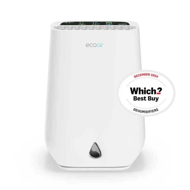 EcoAir DD3 Classic Mk3 11L Desiccant Dehumidifier - Large 4.2L Tank