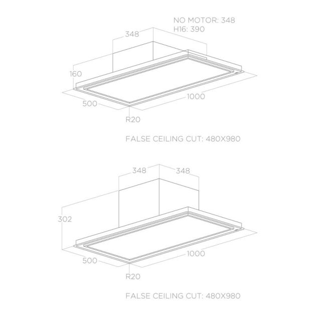 Elica SKYDOME-30 Energy Class A, Comfort Silence reduced noise only 53 dBA, The brightness + tone of