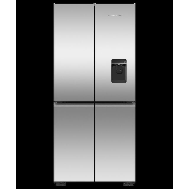 F&P RF500QNUX1 79cm Quad Door Frost Free Fridge Freezer - Stainless Steel