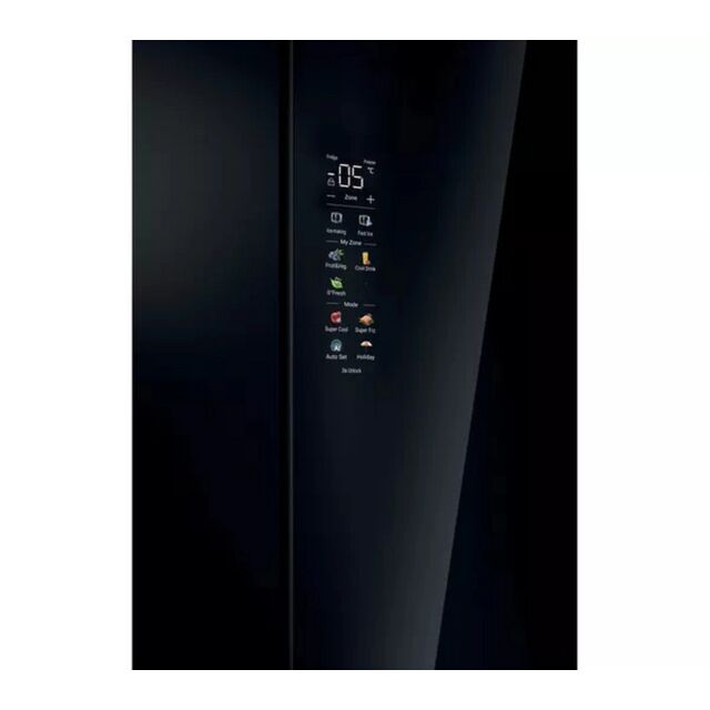 Haier HFR79F19DFGB No Frost Multi-Door Fridge Freezer - Glass Inox Look