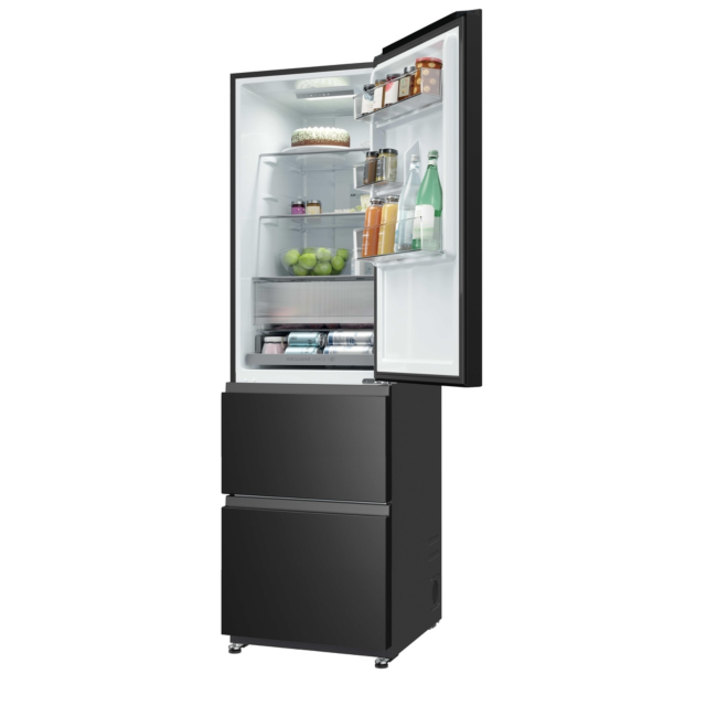 Haier HTR3518ENMTK 60/40 Fridge Freezer Black