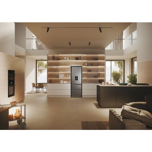 Haier HTW5618EWMG 60/40 Fridge Freezer - Silver