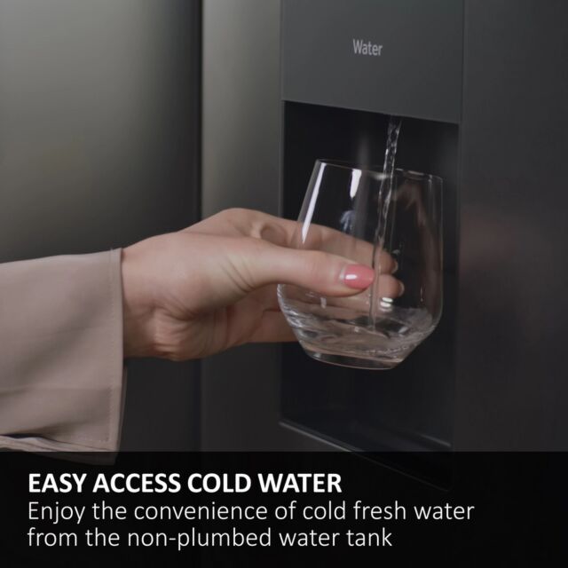 Haier HTW5618EWMG 60/40 Fridge Freezer - Silver