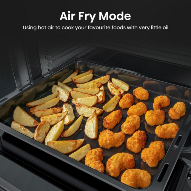 Hisense HDCEC5C10B Double Oven Electric Cooker 50cm Black